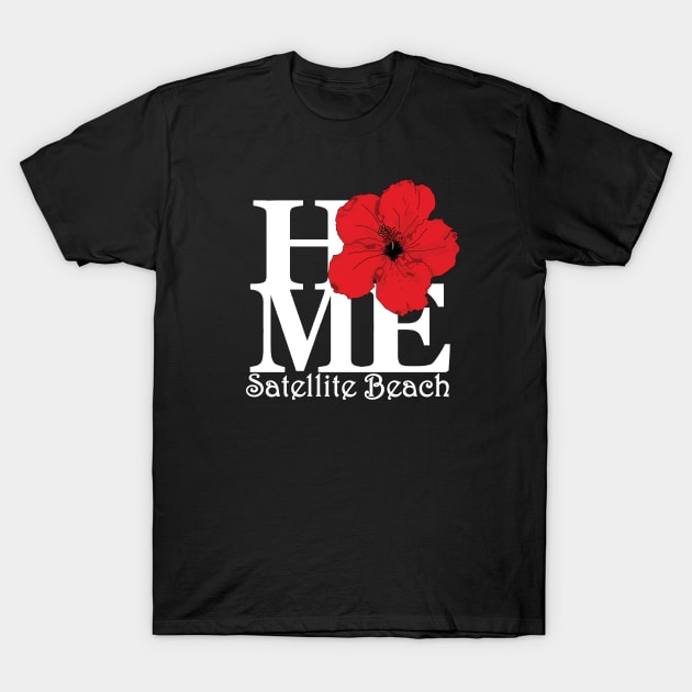 HOME Satellite Beach Red Hibiscus T-Shirt by SatelliteBeach